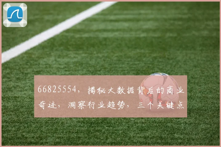 66825554，揭秘大数据背后的商业奇迹，洞察行业趋势，三个关键点，不容错过